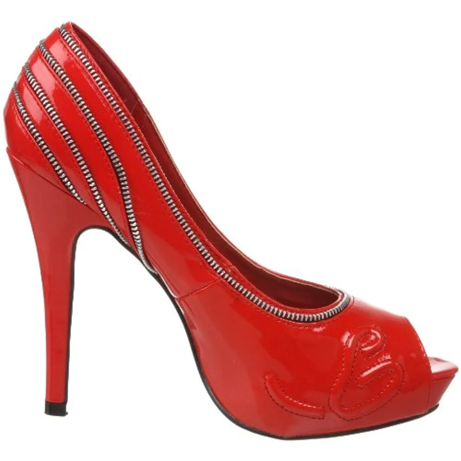 Ed Hardy Women's Singapore Platform Pump,Red-10FSG103W,10 M US
