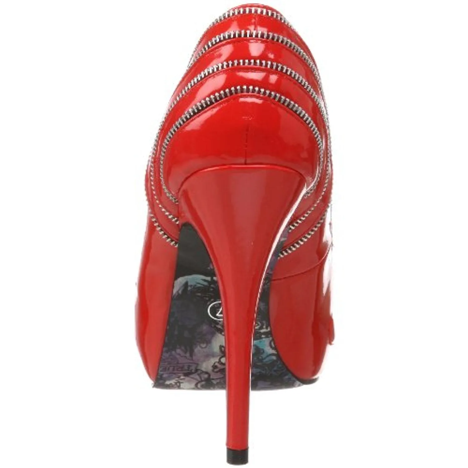 Ed Hardy Women's Singapore Platform Pump,Red-10FSG103W,10 M US