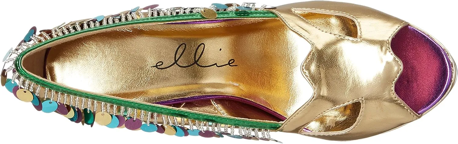Ellie Shoes Women's 414-masquerade Slide Pump