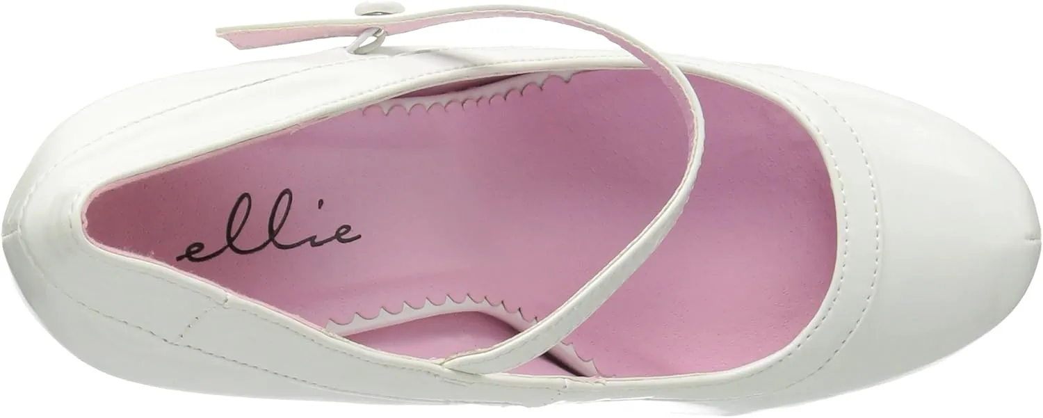 Ellie Shoes Women's 423-Babydoll Maryjane Platform Pump