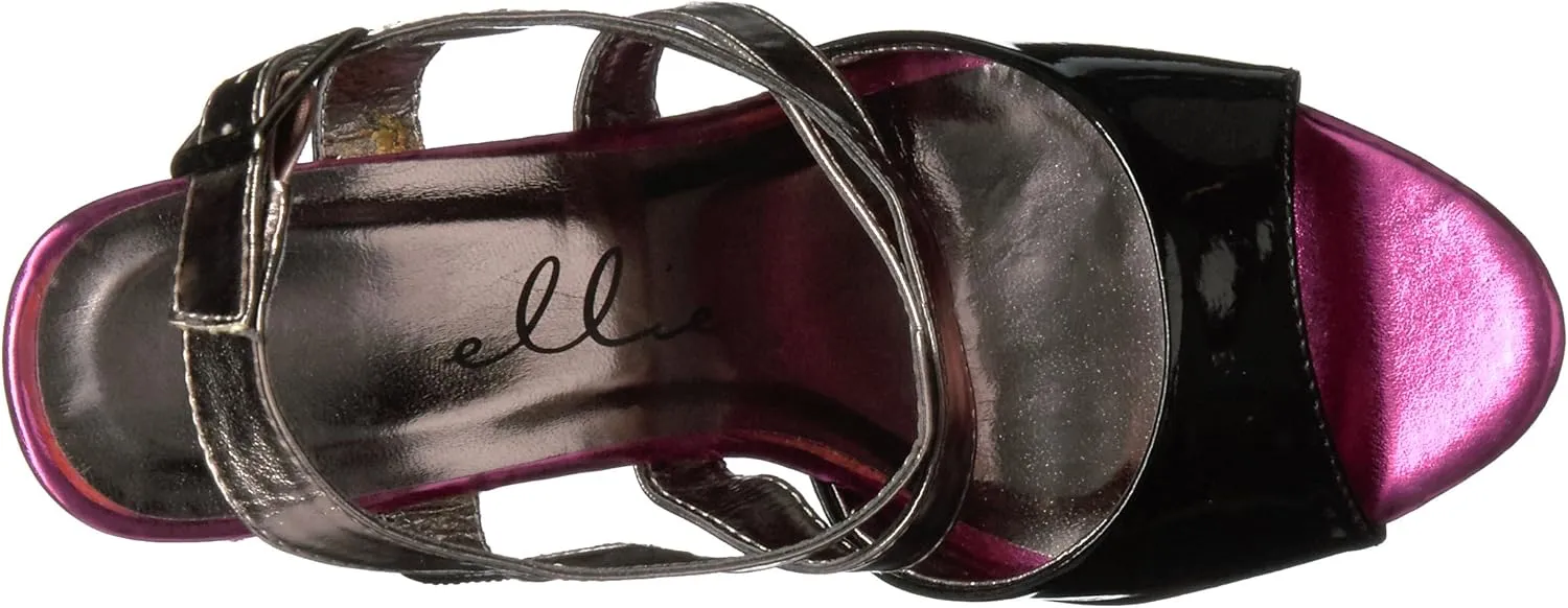 Ellie Shoes Women's 609-Papaya Platform Dress Sandal