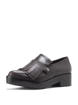 Esmae Chunky Tassel Loafer in Brown
