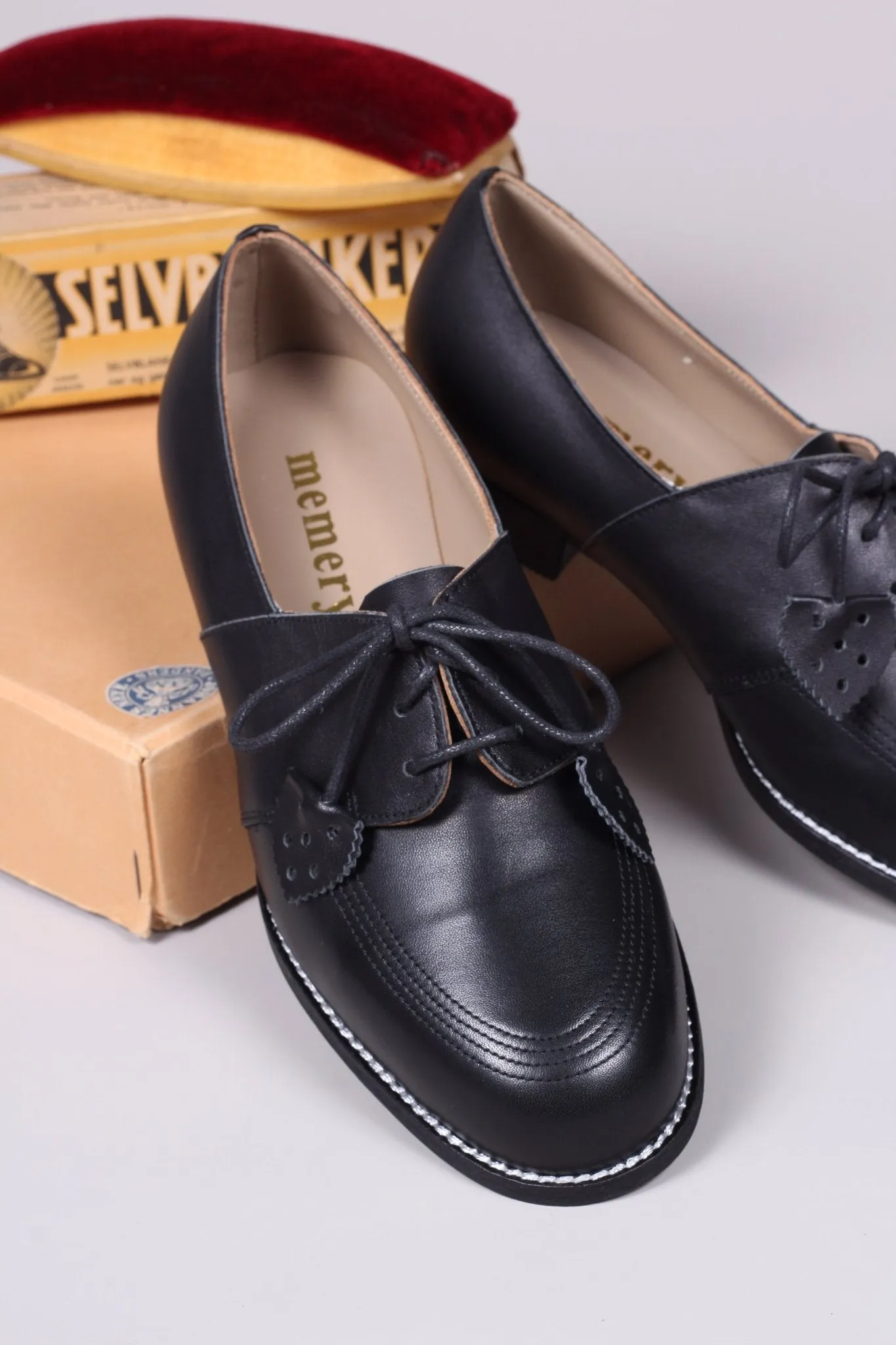 Everyday Derby shoe- 40s - Black - Billie
