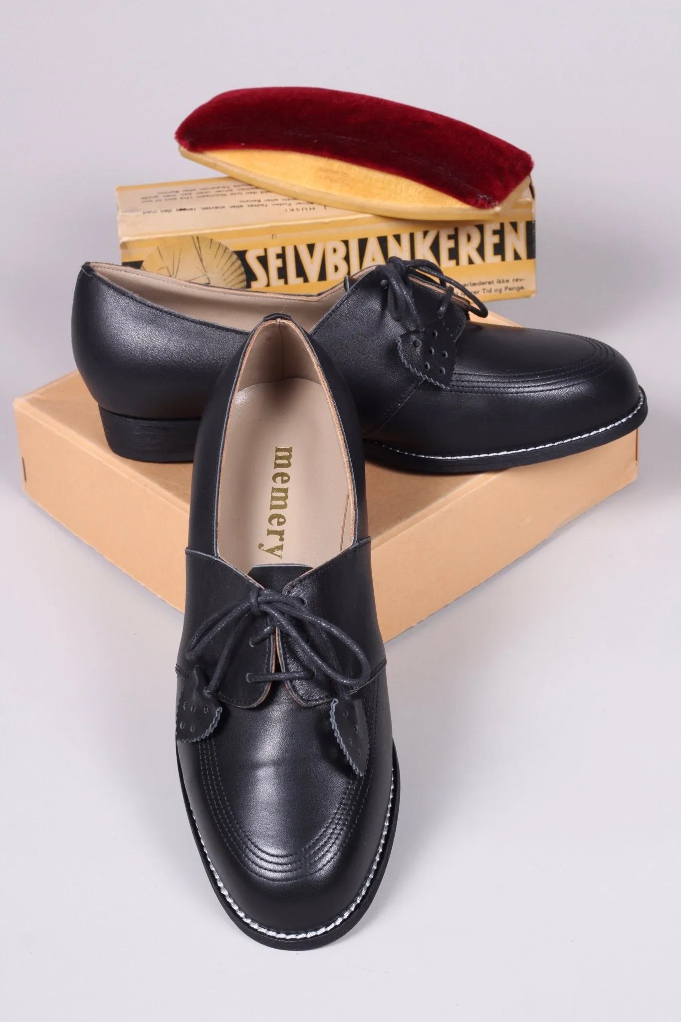 Everyday Derby shoe- 40s - Black - Billie