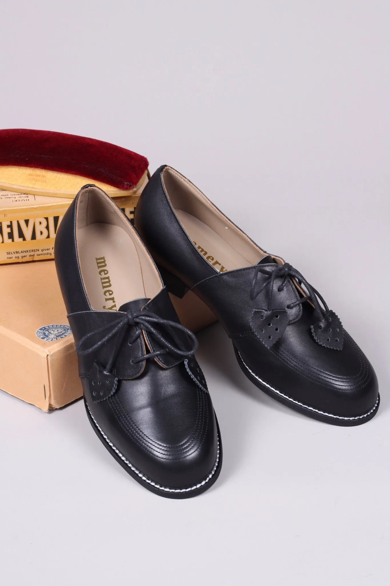 Everyday Derby shoe- 40s - Black - Billie