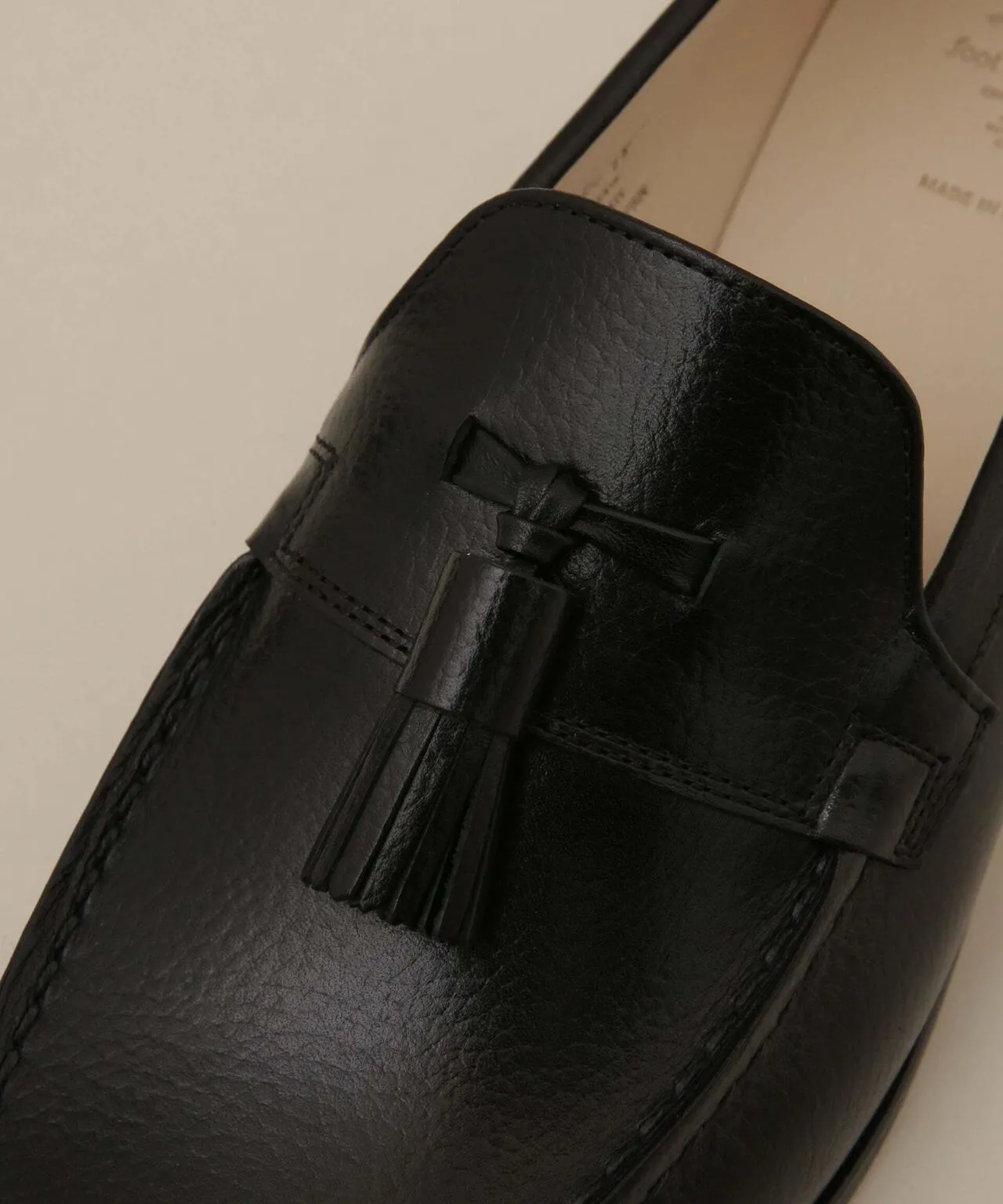 foot the coacher/SINGLE TASSEL LOAFER