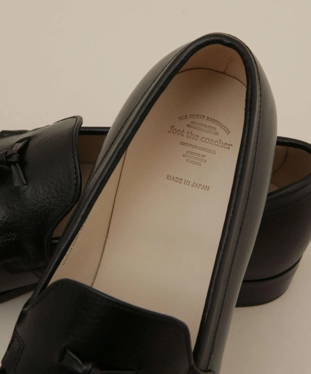 foot the coacher/SINGLE TASSEL LOAFER