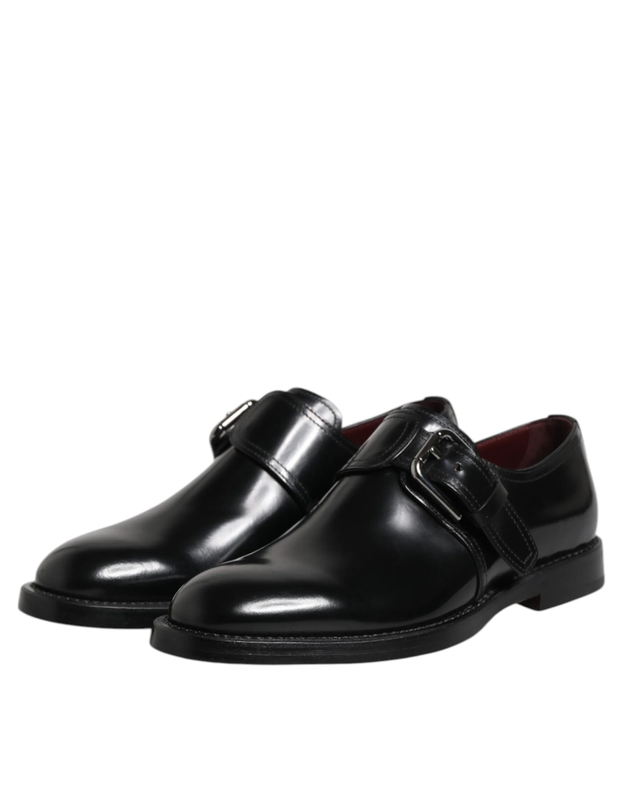 Gabbana Black Strap Final call Shoes Leather Dolce & Derby Formal Monk Special promotion