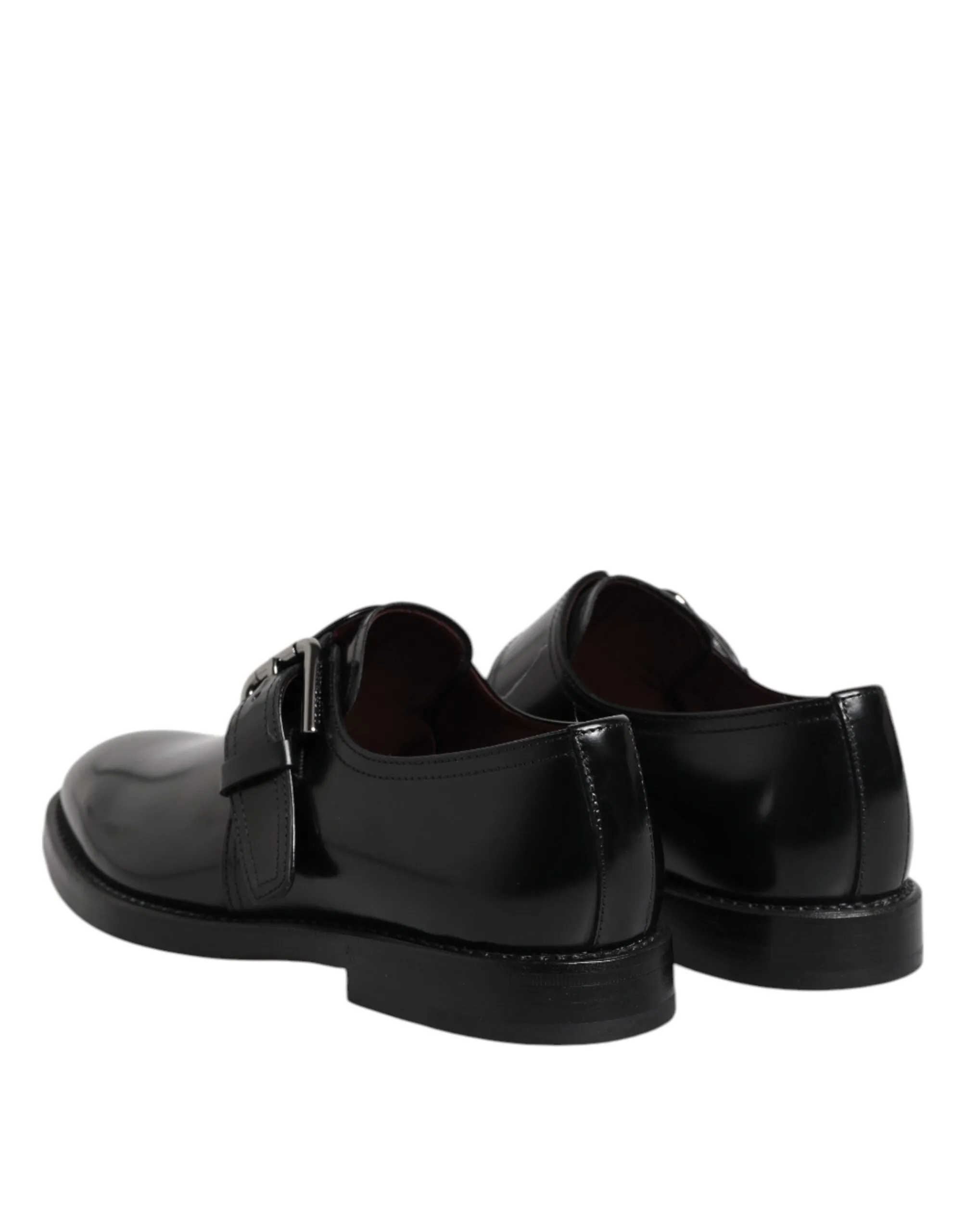 Gabbana Black Strap Final call Shoes Leather Dolce & Derby Formal Monk Special promotion