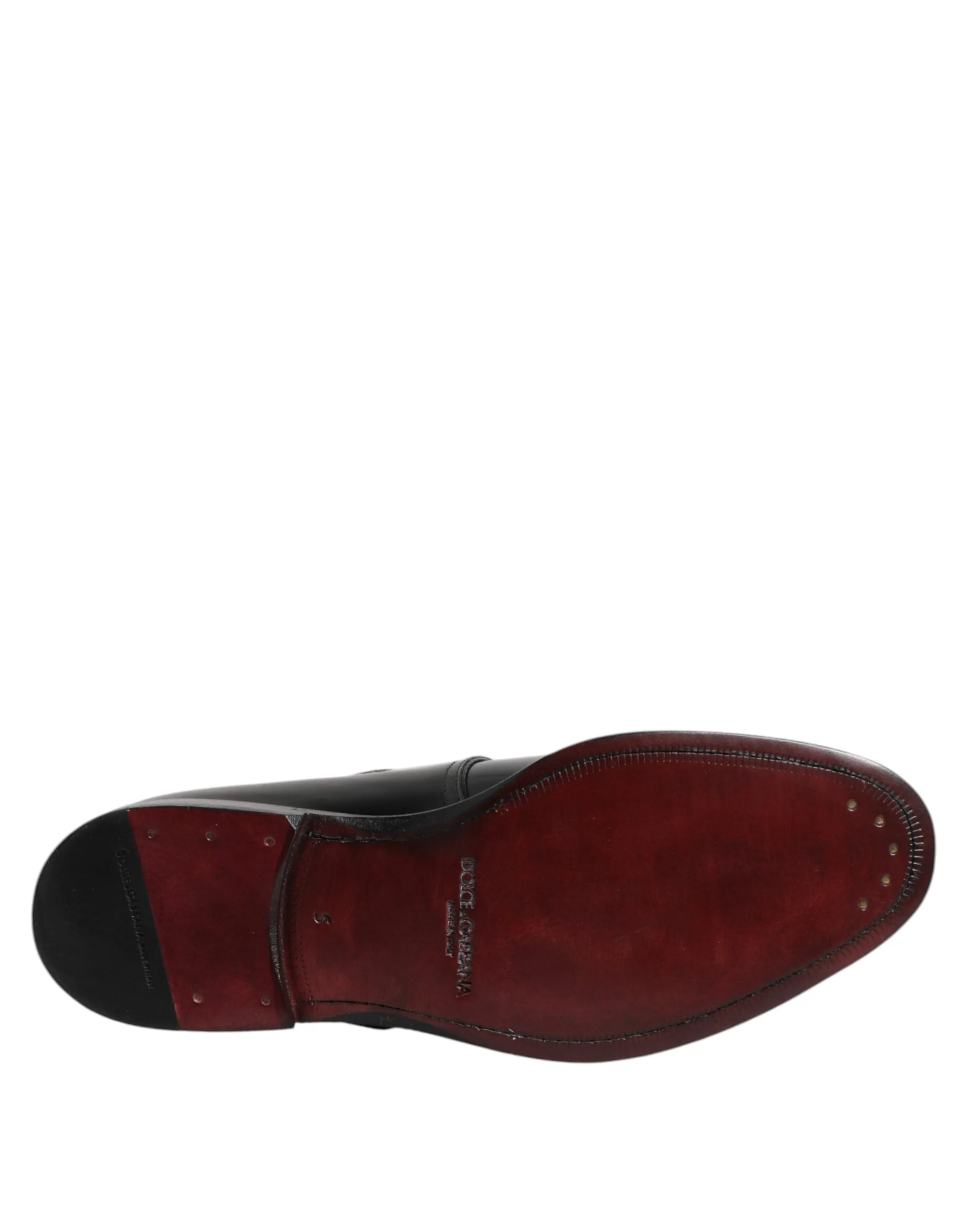 Gabbana Black Strap Final call Shoes Leather Dolce & Derby Formal Monk Special promotion