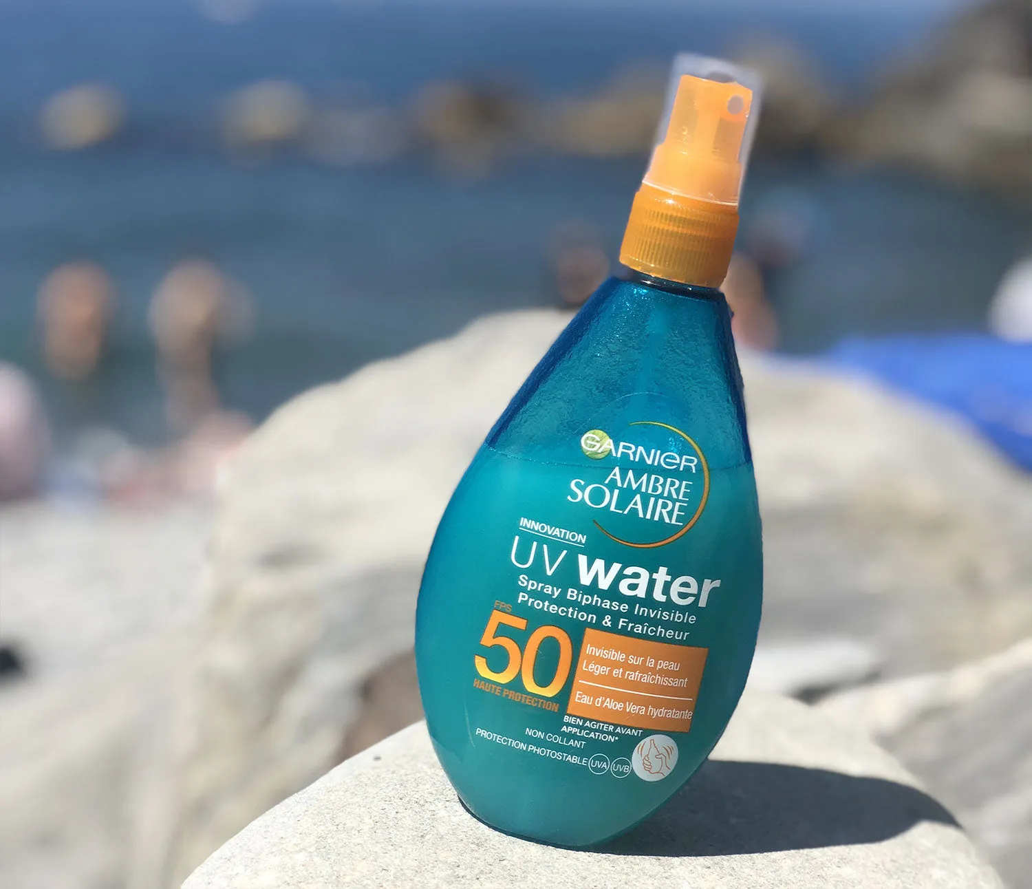 Garnier ambre solaire UV water spf50 with aloe vera water 150ml