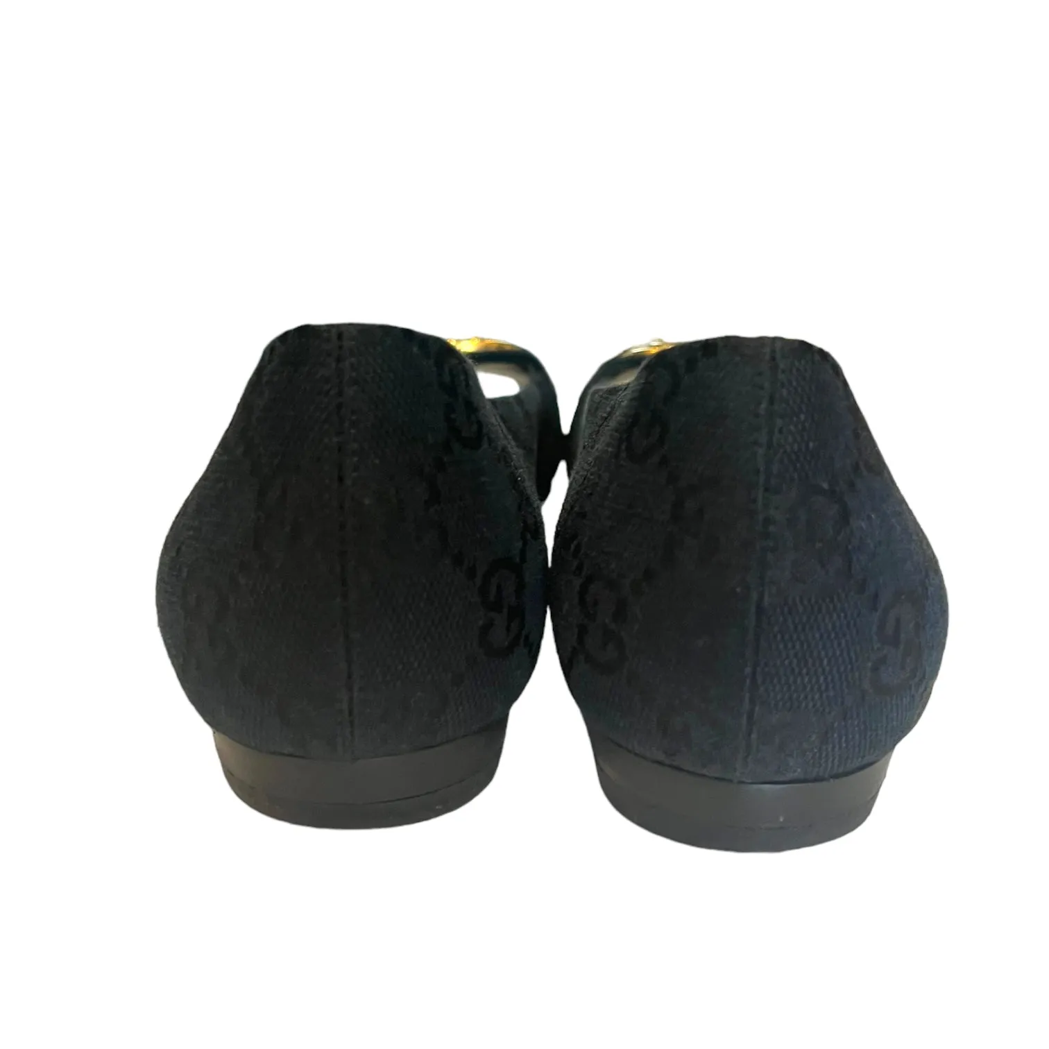 Gucci Black Ballet Pumps