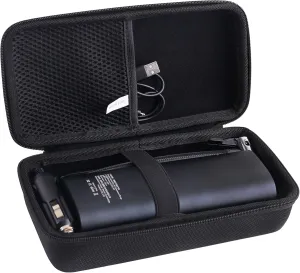Hard EVA Carrying Case Compatible with Hafuloky Tire Inflator Portable Air Compressor-180PSI & 20000mAh Portable Air Pump/Airmoto/ILTIDE Tire Inflator Accessories package case.