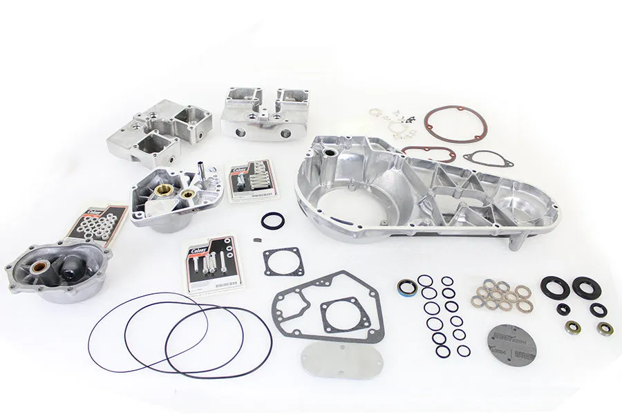 HARLEY Polished Engine Dress Up Kit fits 1973-1984 FL,