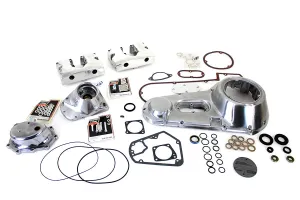 HARLEY Polished Engine Dress Up Kit fits 1973-1984 FL,