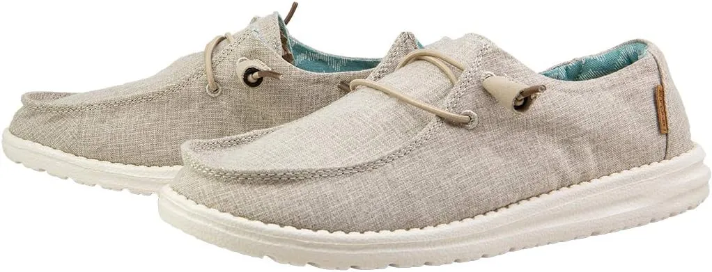 Hey Dude Women's Wendy Chambray Lace-Up Loafer