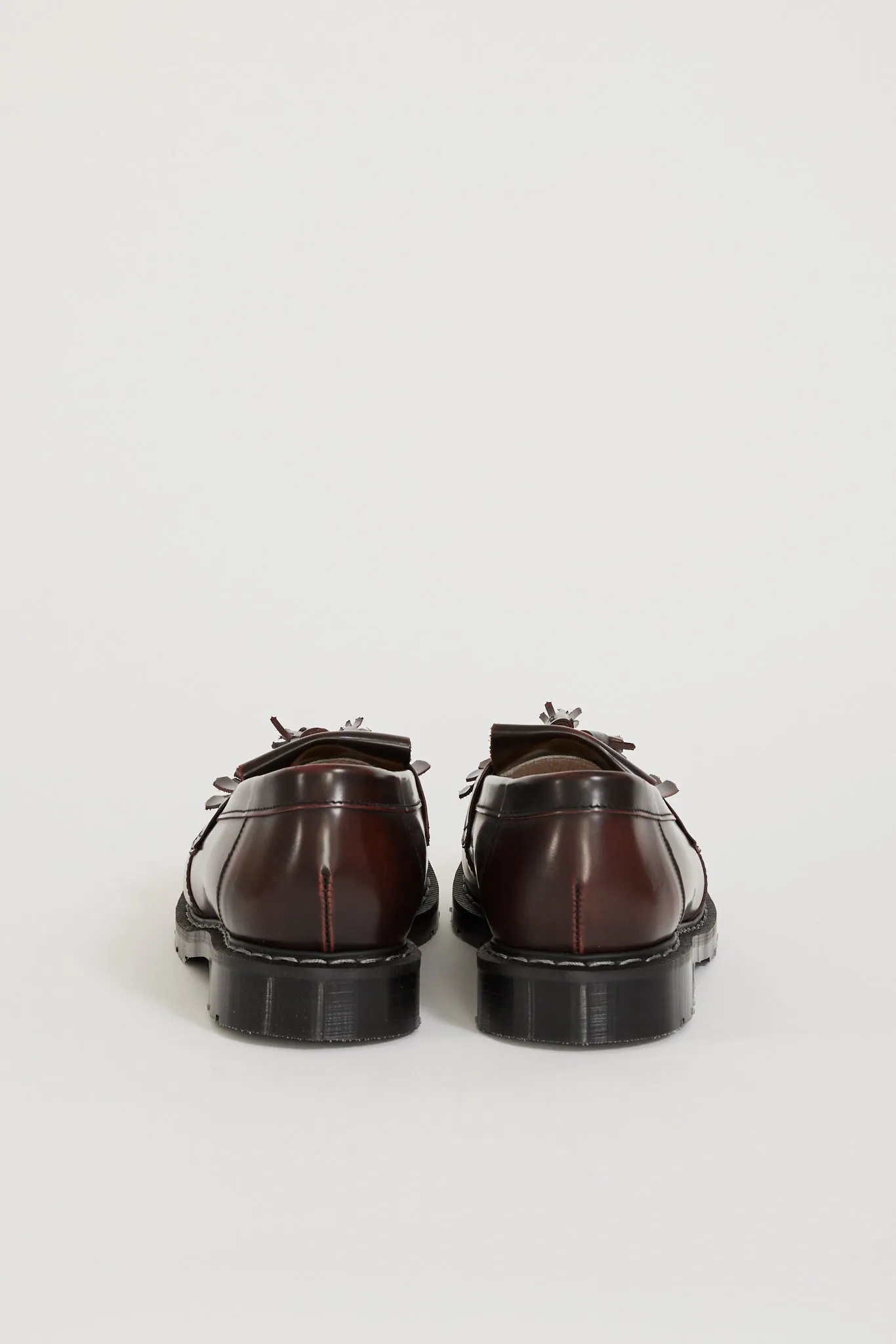 Hi Shine Tassel Loafer Burgundy Rub