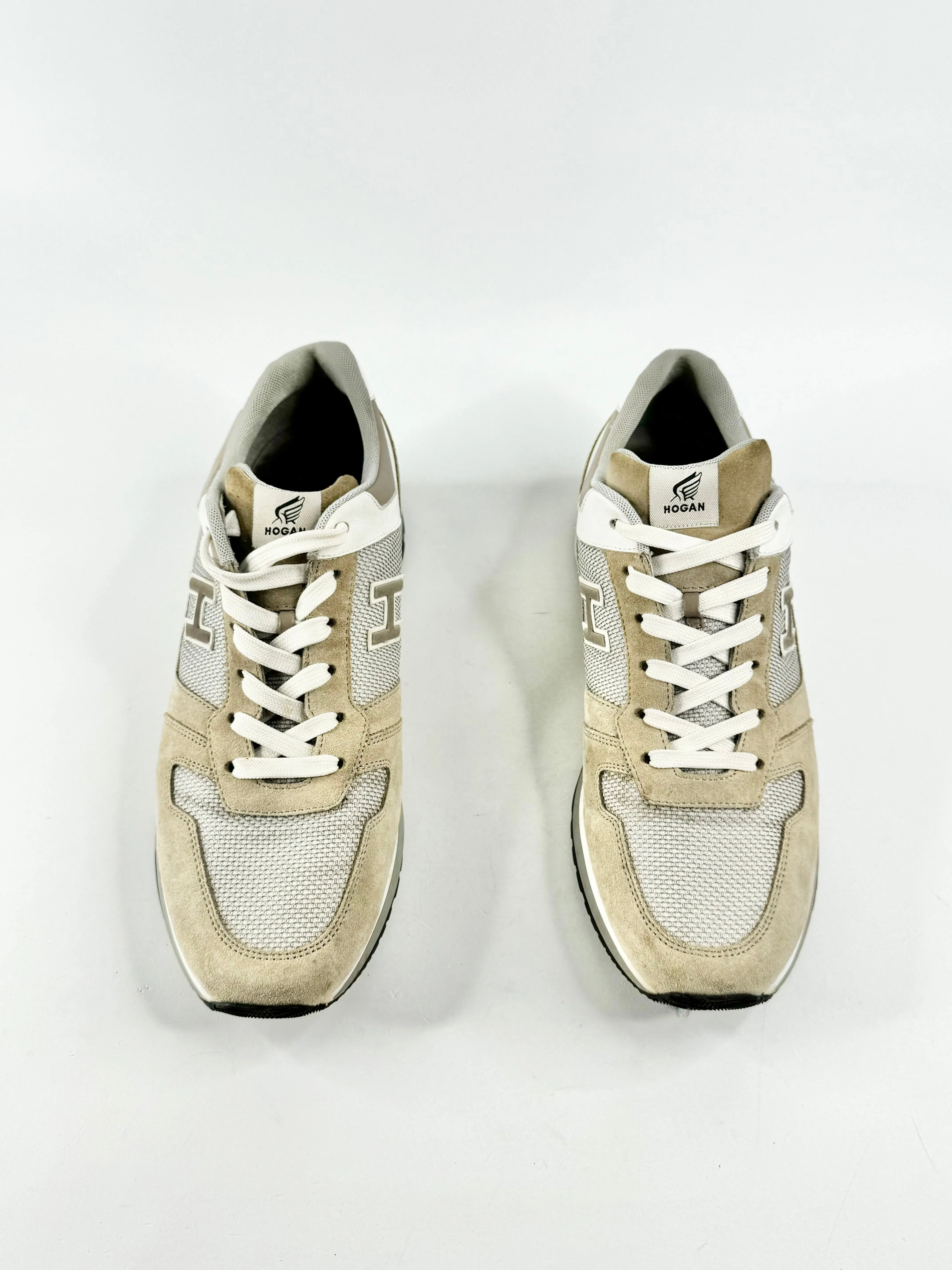Hogan Sandy Suede & Mesh Sneakers - US10.5