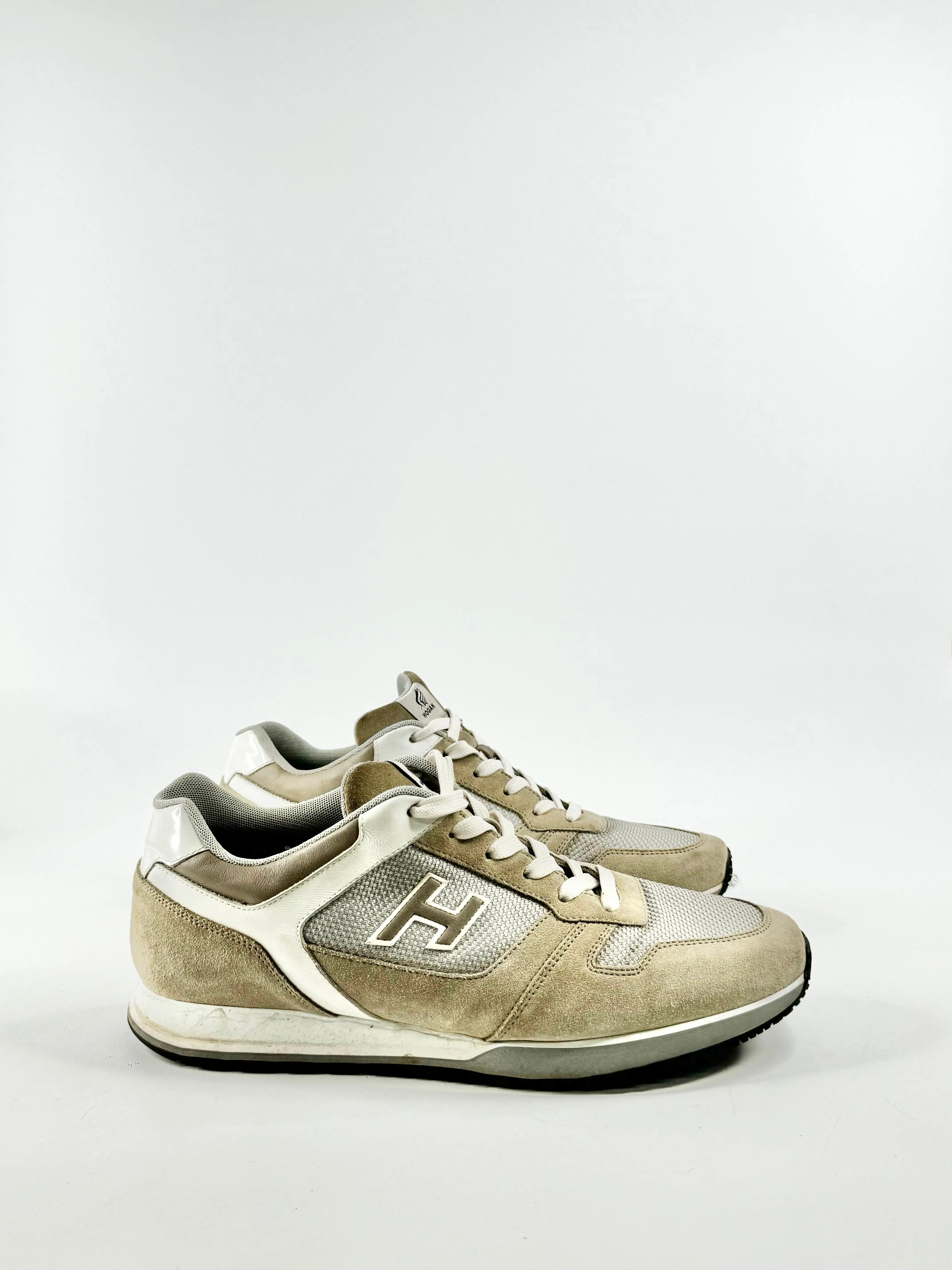 Hogan Sandy Suede & Mesh Sneakers - US10.5