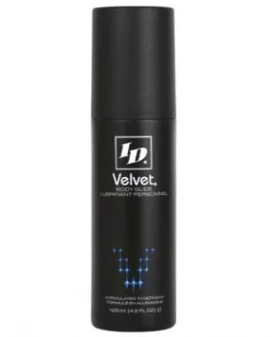 ID Velvet Silicone Based Lubricant 4.2 oz