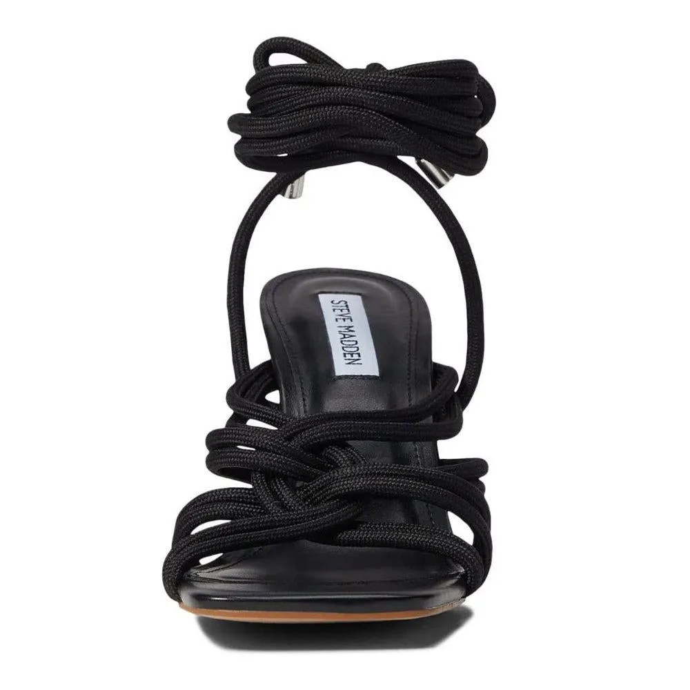 Idolized Black Wedge Sandals