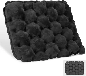 Inflatable Seat Cushion, Lightweight Camping Air Sitting Pad with Repair Cloths, Waterproof Air Cushion, Portable Air Seat Cushion for Climbing Hiking Office Airplane Car Stadium Seat