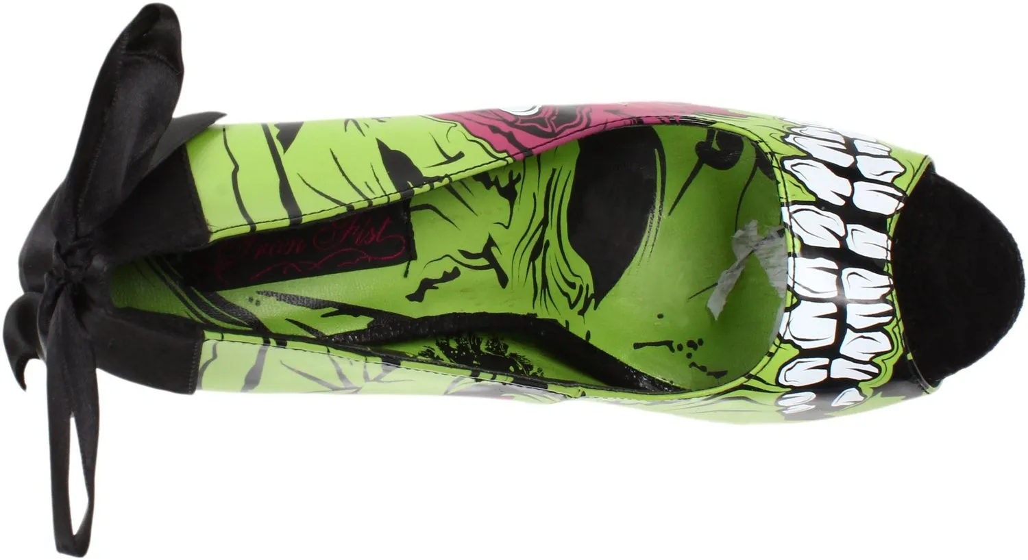 Iron Fist Women's Zombie Stomper Platform Pump,Green-Black,10 M US