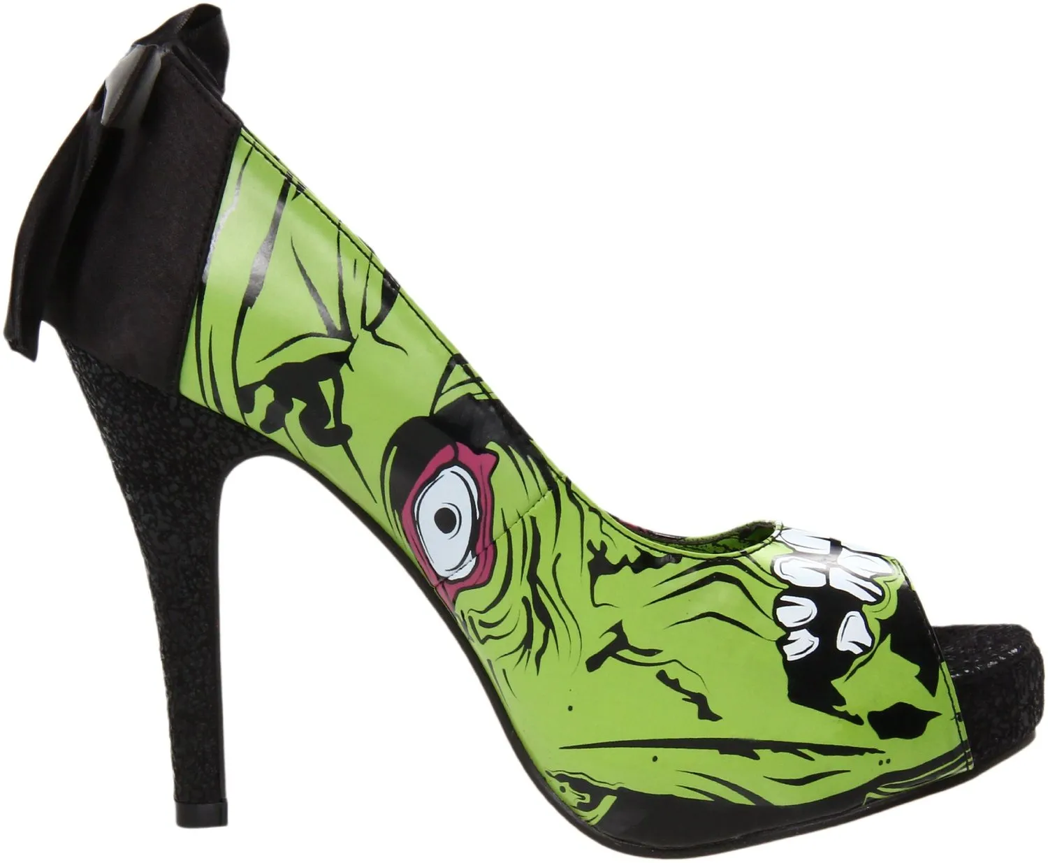 Iron Fist Women's Zombie Stomper Platform Pump,Green-Black,10 M US