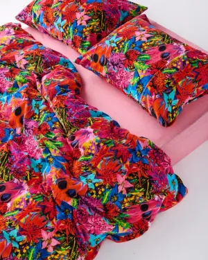 Jenny Kee Growing The Peace Velvet Pillowcases - 2pc