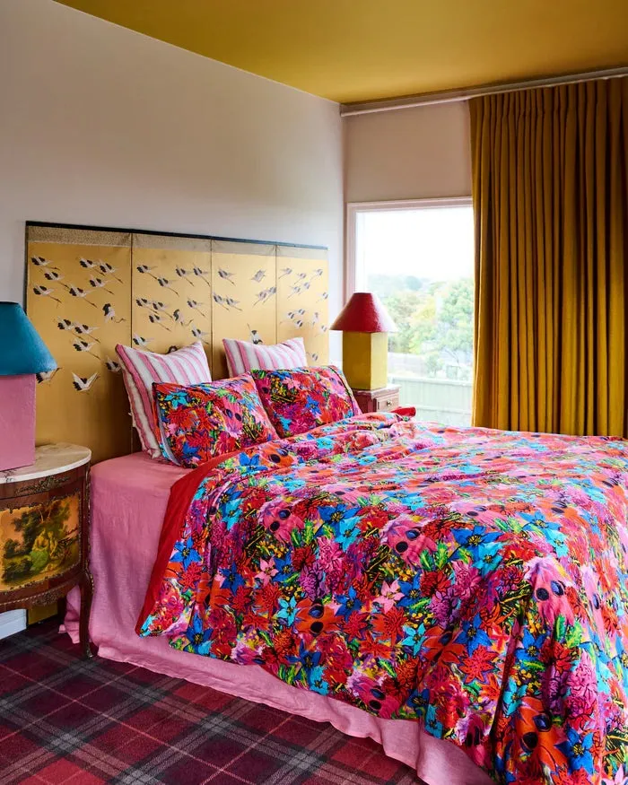 Jenny Kee Growing The Peace Velvet Quilt Cover