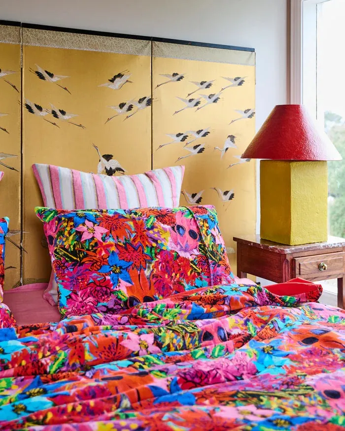 Jenny Kee Growing The Peace Velvet Quilt Cover