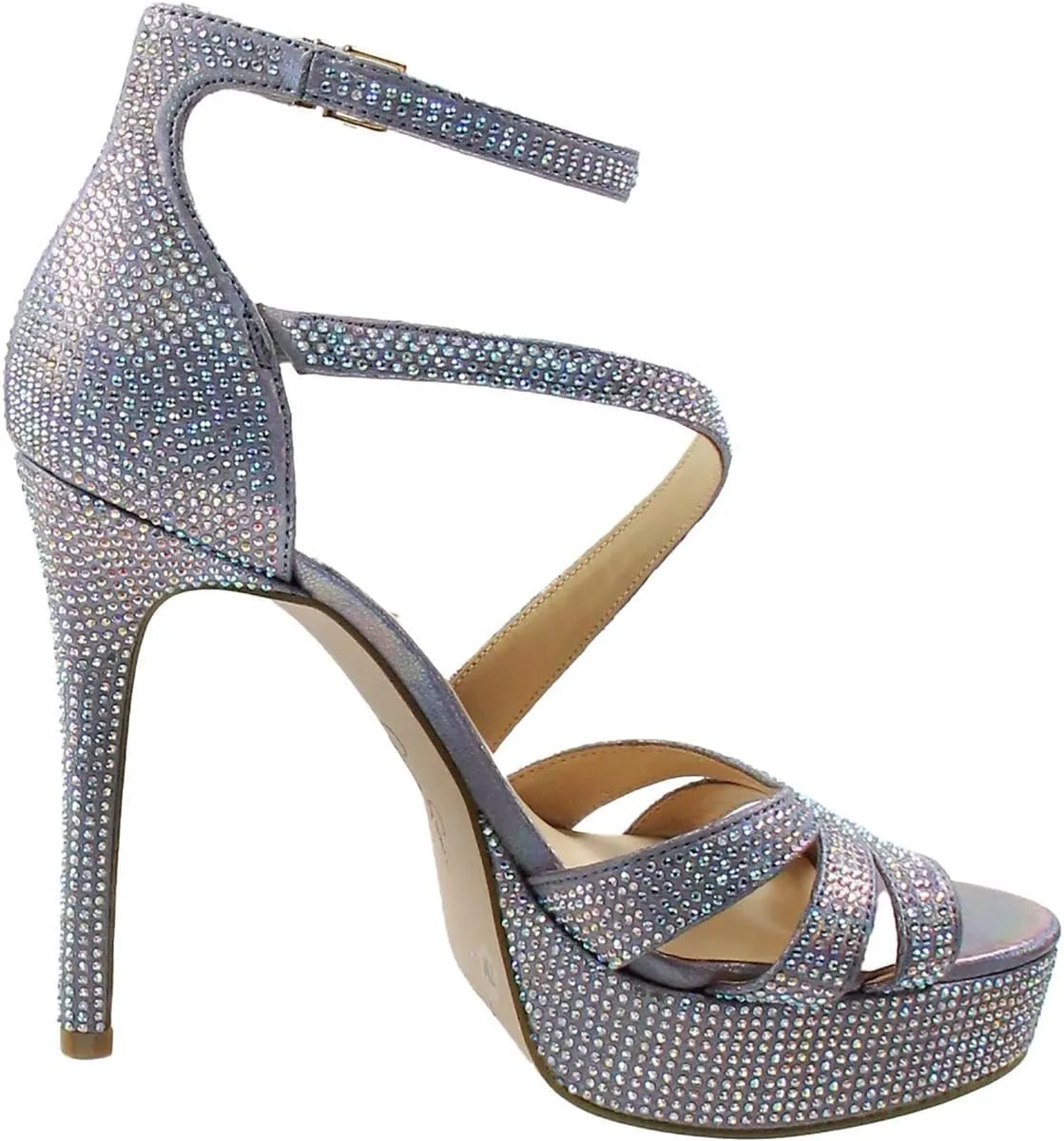 Jessica Simpson Womens Shyremin Metallic Platform Pumps