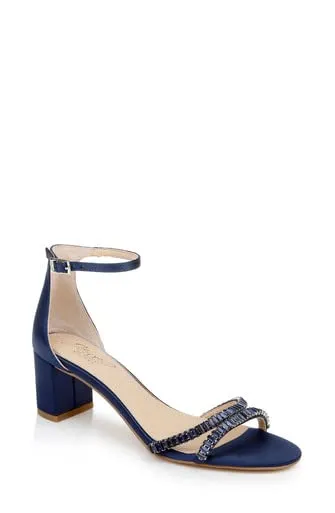 Jewel Badgley Mischka Joanne Strappy Block Heel