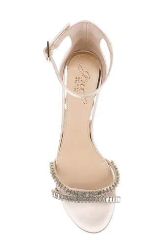 Jewel Badgley Mischka Joanne Strappy Block Heel