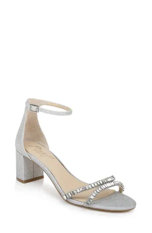 Jewel Badgley Mischka Joanne Strappy Block Heel