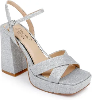Jewel Badgley Mischka Rainbow Chunky Platform