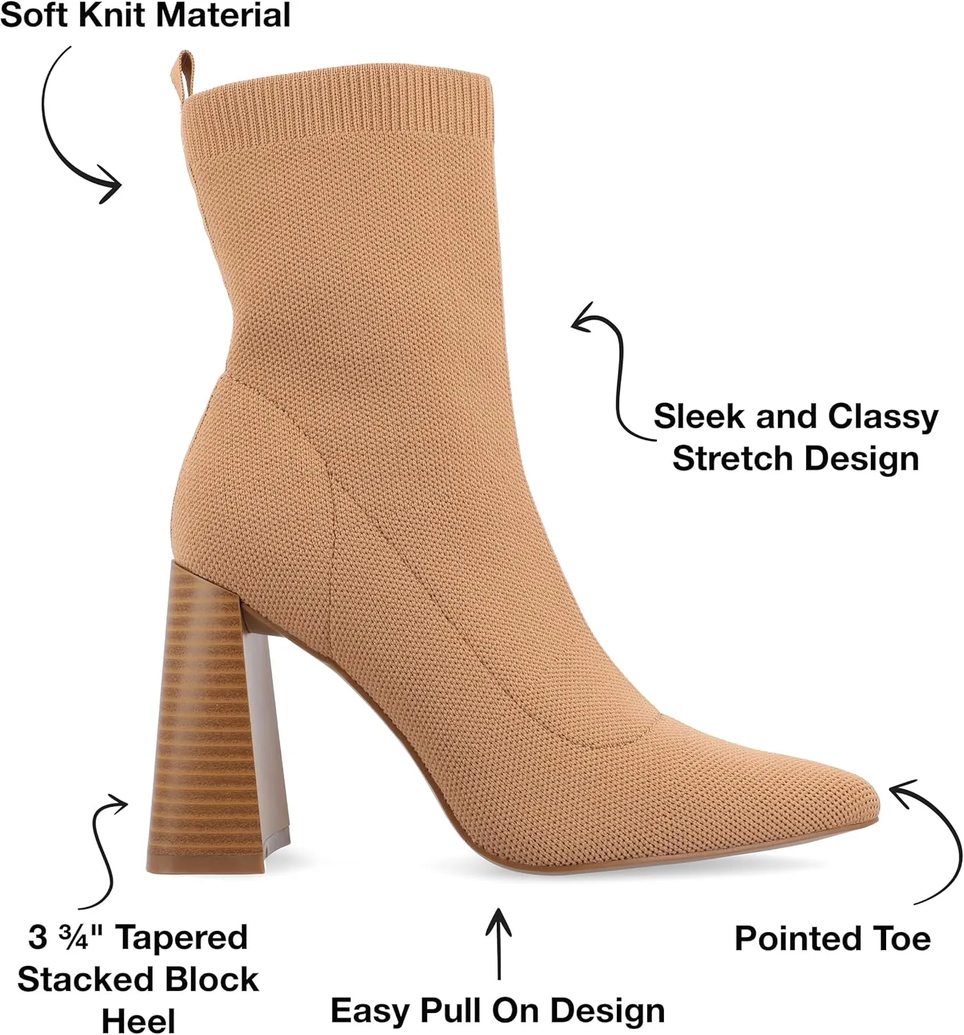 Journee Collection womens Tru Comfort Foam™ Noralinn Booties