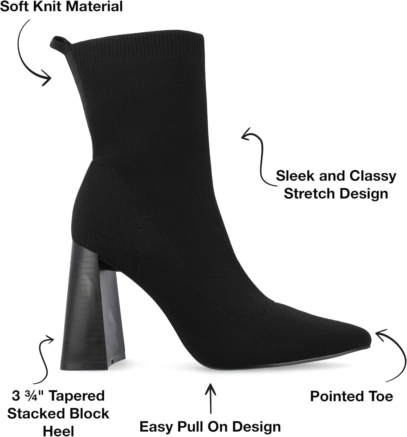 Journee Collection womens Tru Comfort Foam™ Noralinn Booties