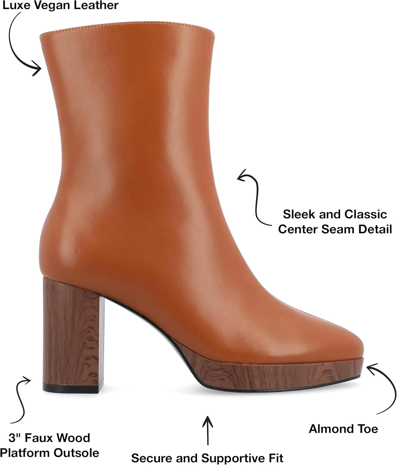 Journee Women's Comfort Foam Romer Booties