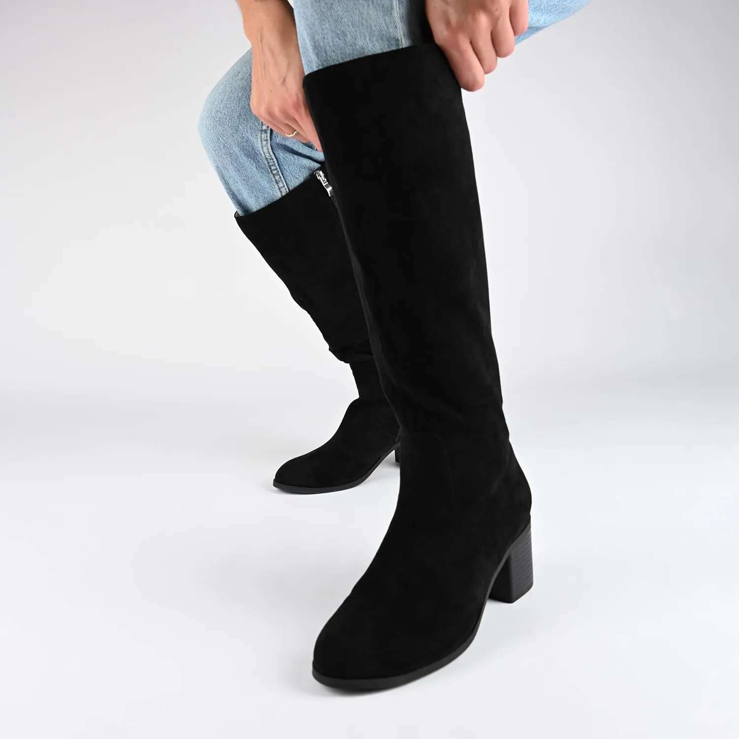 Journee Women's Comfort Foam Romilly Extra Wide Calf Boots