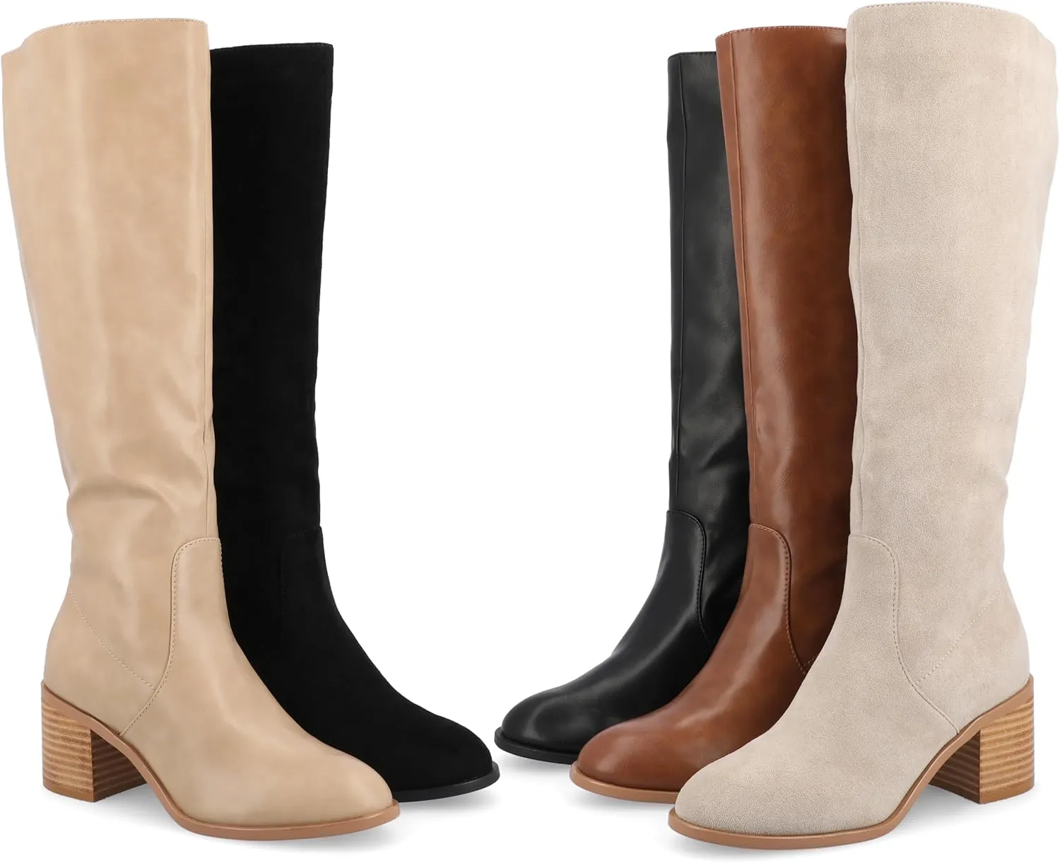 Journee Women's Comfort Foam Romilly Extra Wide Calf Boots