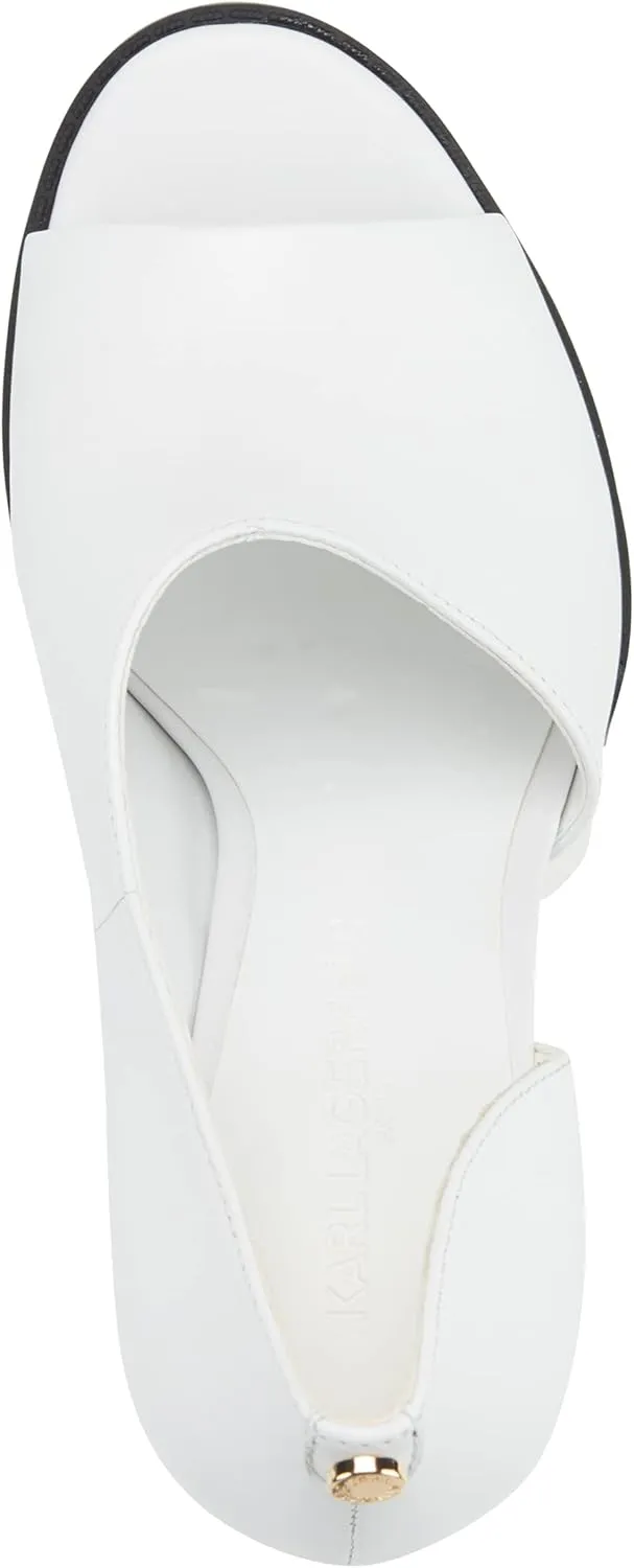 KARL LAGERFELD Women's Brette Peep Toe Pump
