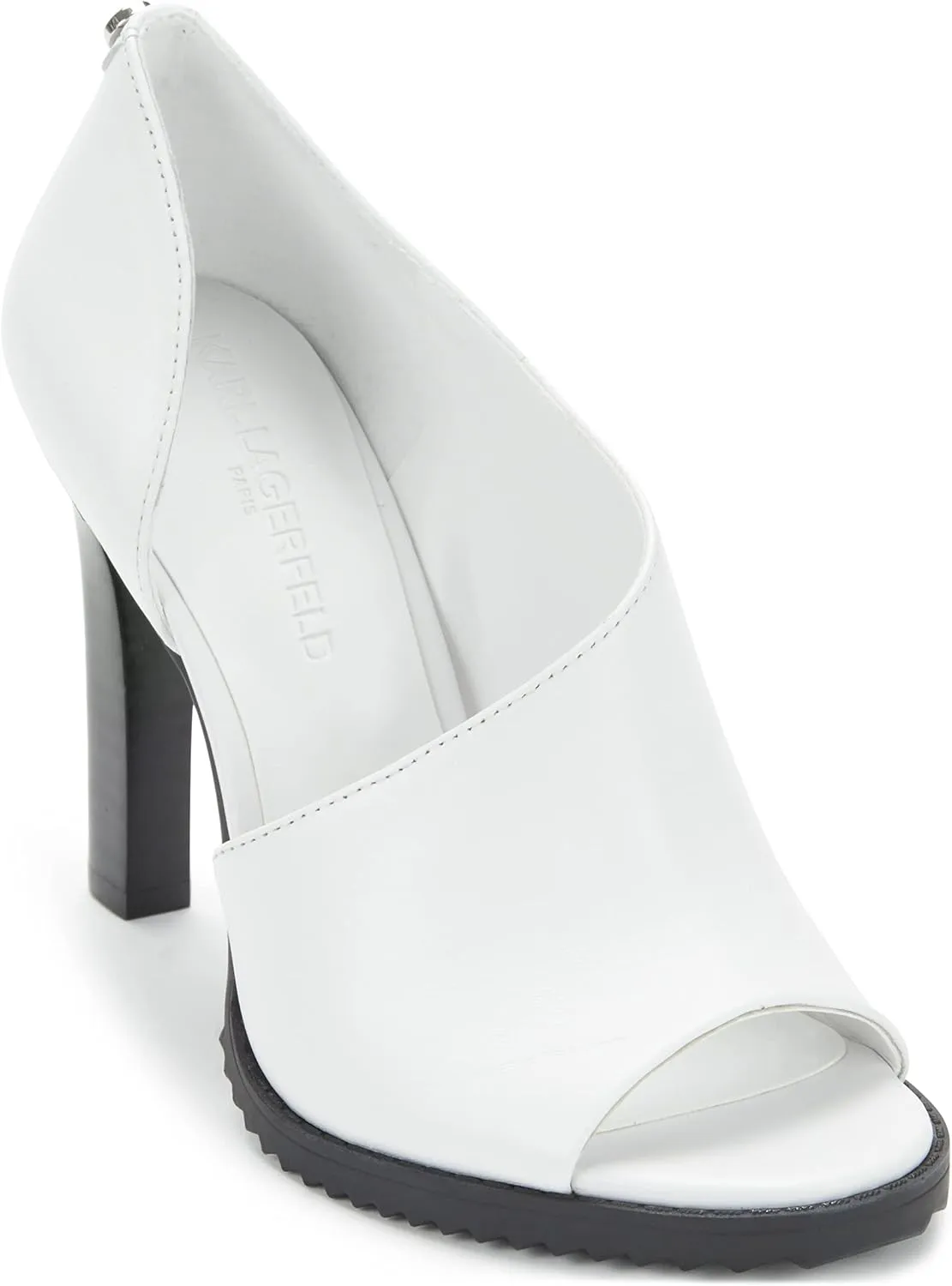 KARL LAGERFELD Women's Brette Peep Toe Pump