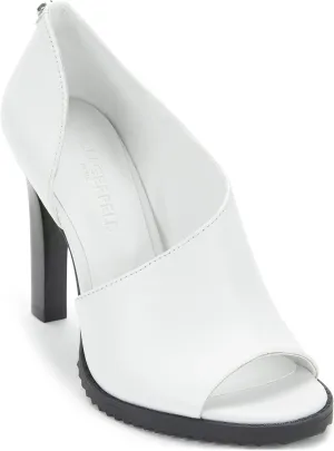 KARL LAGERFELD Women's Brette Peep Toe Pump