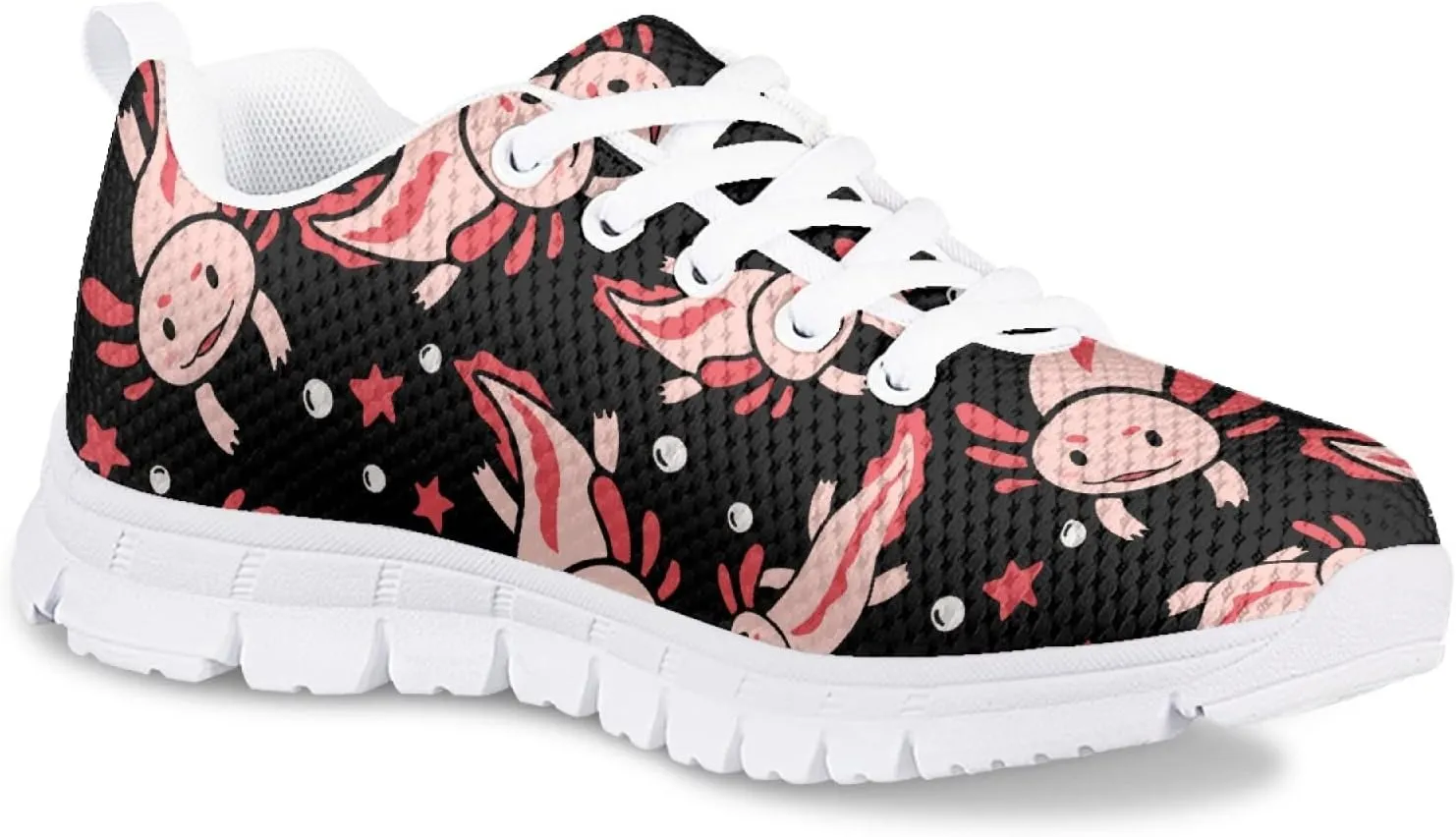 Kids Mesh Sneakers Graphic Cat Dog Print Cute Running Tennis Shoes for Girls and Boys