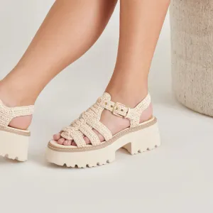 Latice Sandals- Oatmeal