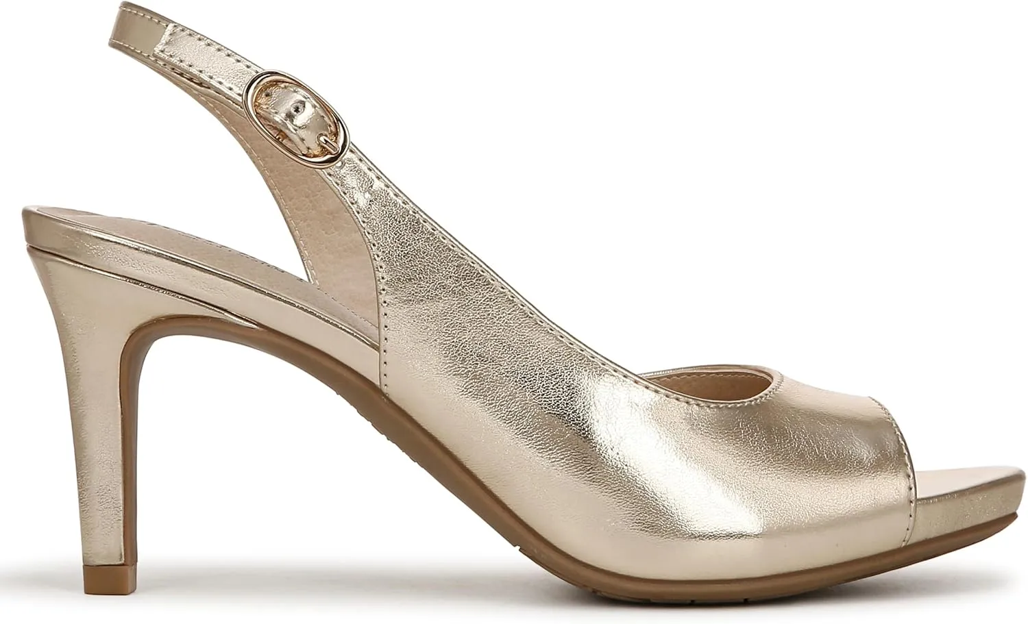 Lifestride Women's Teller 2 Slingback Peep Toe Pump