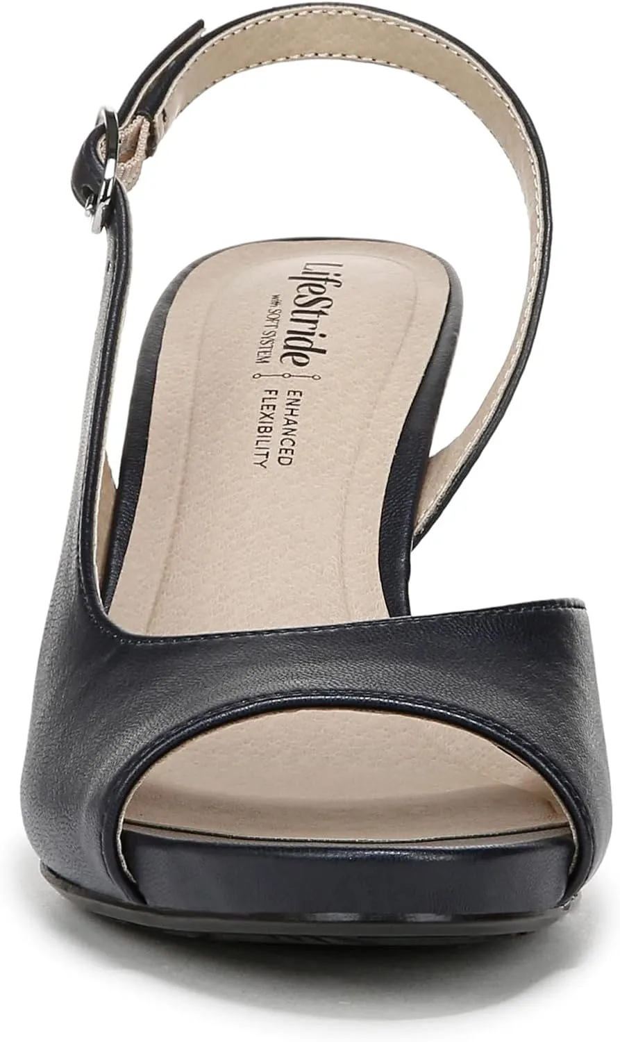 Lifestride Women's Teller 2 Slingback Peep Toe Pump