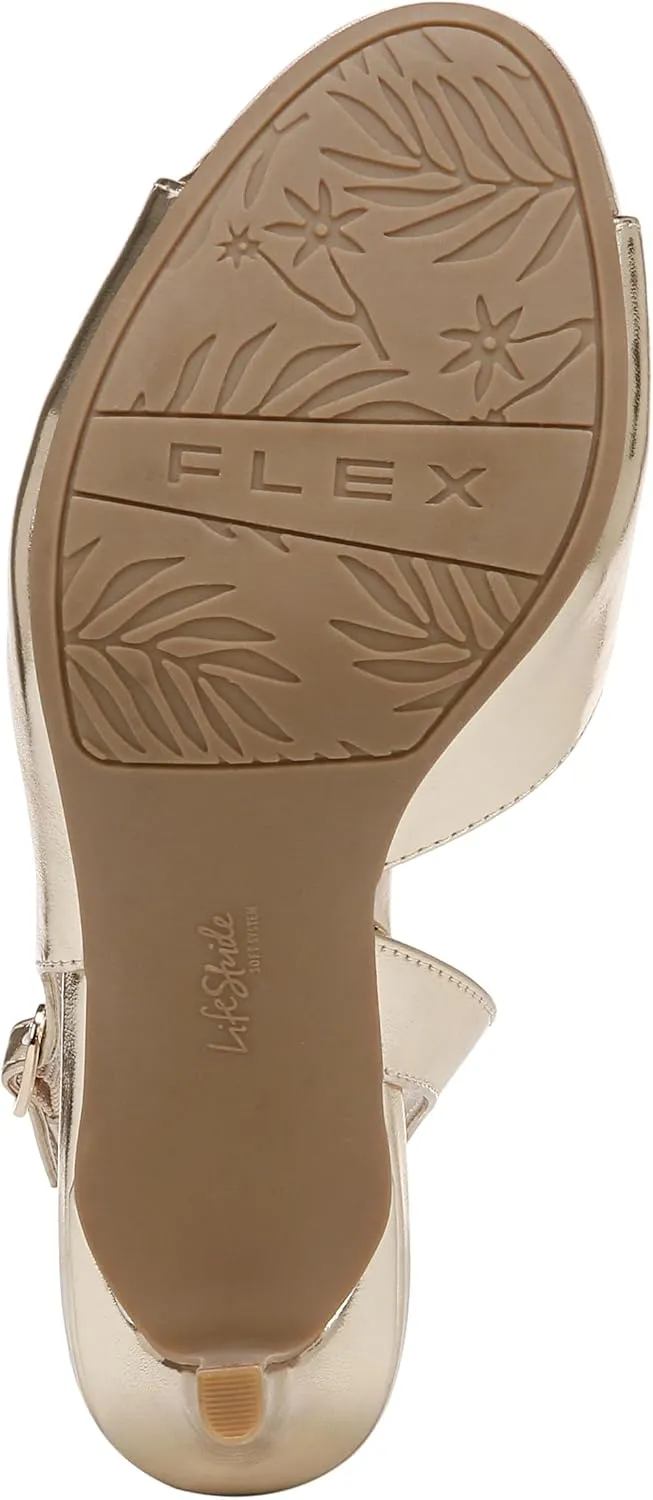 Lifestride Women's Teller 2 Slingback Peep Toe Pump