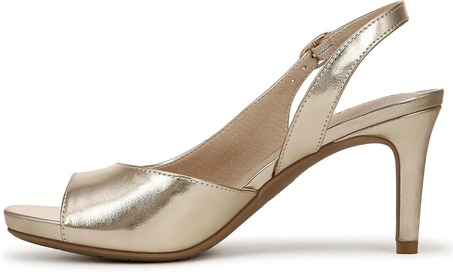 Lifestride Women's Teller 2 Slingback Peep Toe Pump